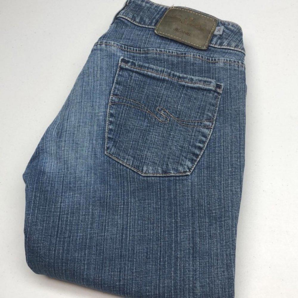 MADE IN CANADA 🇨🇦 EARLY VINTAGE SILVER FLARE BOOTS JEANS 30x33 ⭐️